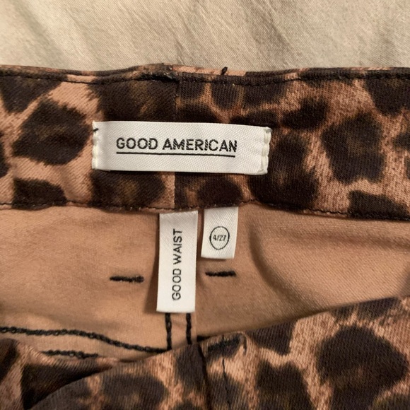 Good American Cheetah print Jeans - Picture 3 of 4